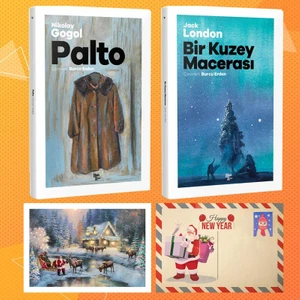 Dünya Klasikleri Ikili Set - Palto - Bir Kuzey Macerası ve Kartpostal 