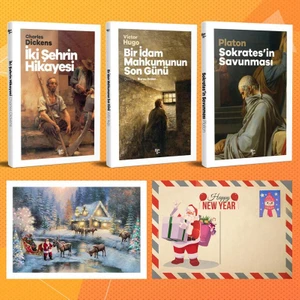 Dünya Klasikleri Üçlü Set - Iki Şehrin Hikayesi - Sokratesin Savunması -Bir Idam Mahkumunun Son Günü