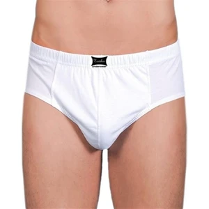 Erkek Slip Külot Beyaz 12 Li Paket
