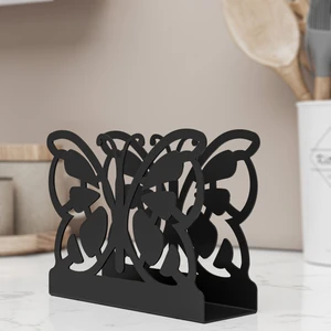 Kelebek Peçetelik Mutfak Bar Cafe Restaurant Metal Peçetelik Kare Kağıt Peçete Mendil Tutucu