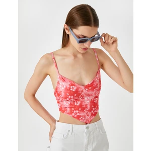 Çiçekli Korse Büstiyer