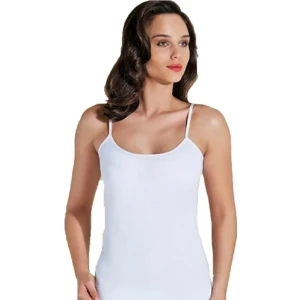 Seher Yıldızı Seher Yıldızı  6'li Paket Kadın  Ribana Ip Askılı  Atlet