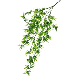Yapay Çiçek Sarkan Bambu 60CM 5dallı TY122 Yapay Sarmaşık Yeşil