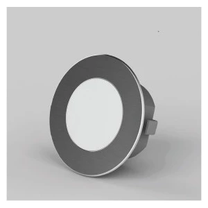 Ycl Merdiven & Duvar Armatürü Yuvarlak Krom (Radar)Sensör+Fotoselli ( 1,5W ) Beyaz 1045