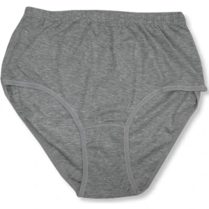 Tutku kadın Gri  6'lı Paket Ribana Bato Külot