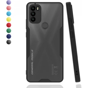 General Mobile Gm 21 Plus Kılıf Platin Matte Silikon Arka Kapak