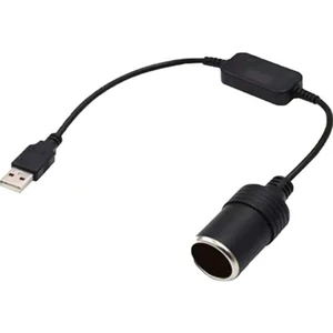 5 Volt Dişi Çakmaklık Uzatma Kablosu 35 cm