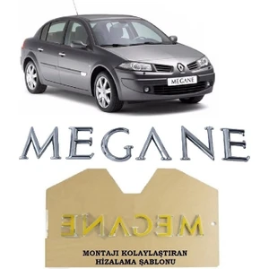 Renault Megane 2 Arka Bagaj Yazısı - BSF-118