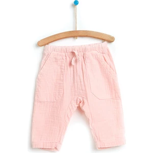 HelloBaby Basic Kız Bebek Cepli Pantolon Kız Bebek