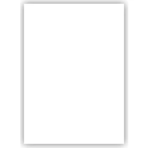 Beyaz Fon Kartonu 10 Adet 50 x 70 cm