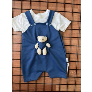 Mbk Garden Askılı Ayıcıklı 2' Li Bebek Salopet & Body Unisex