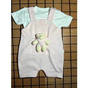 Mbk Garden Askılı Ayıcıklı 2' Li Bebek Salopet & Body Unisex