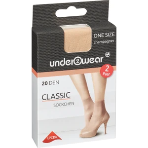 Soket Çorap 20 Den, Şampanya Standart Beden