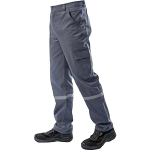 Lacivert İş Elbiseleri 7/7 Gabardin Kışlık Iş Pantolonu Komando Cepli Reflektörlü