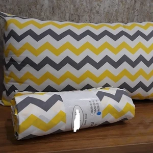 Life Tek Kişilik Lastikli Çarşaf+1 Adet Yastık Kılıfı 100 x 200  cm Sarı Gri