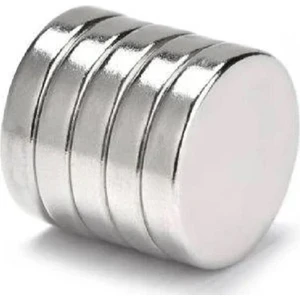 TR Magnet 15 x 3 mm Çap: 15 Mm, Kalınlık : 3 mm Yuvarlak Neodyum Mıknatıs