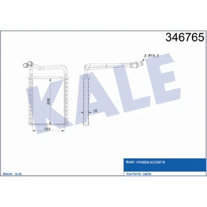 Kalorifer Radyatörü Accent Era 3 1.4 1.6 .5crdi 971381E000 346765