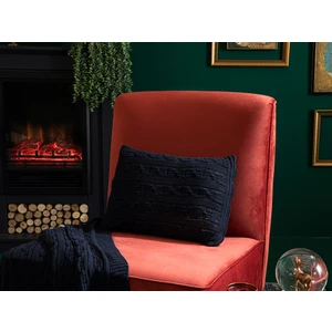 English Home North Pole Triko Kırlent Kılıfı 40 x 40 cm Lacivert