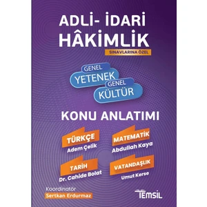 Temsil Kitap Adli-Idari Hâkimlik Genel Yetenek- Genel Kültür Konu Anlatımı