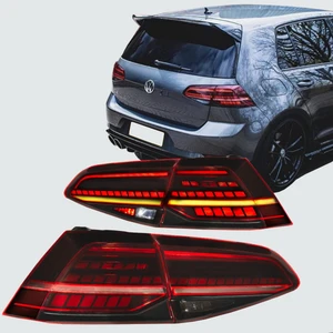 Vw Golf 7 Uyumlu 7.5 Dizayn Kırmızı Kayar Sinyal LED Stop
