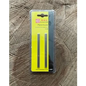 Elektrikli Planya Bıçagı 2 Adet Çelik Planya Bıçak 82MM