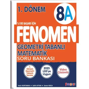 Gama Yayınları 8. Sınıf Geometri Tabanlı Matematik Soru Bankası (A) 1.dönem