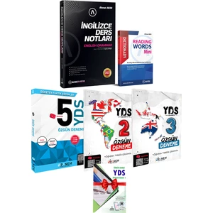Akın Dil Eğitim Akın Dil 2023 Akın Dil Ingilizce Ders Notları+Akın Dil Reading Words Mini+Panem YDS 5+2+3 Deneme+Tg