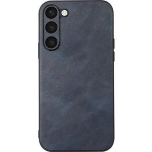 For Samsung Galaxy S23 Için Plus Etkiye Dayanıklı Cowhide Doku Pu Deri Kaplama Telefon Kılıfı Sabit Pc Yumuşak Tpu Kapağı (Yurt Dışından)