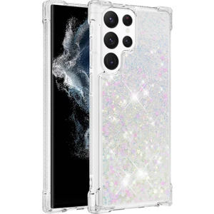 For Samsung Galaxy S23 Ultra Glitter Için Seri-1 Serisi-1 Serisi ve Akış Akıcı Kılıf Akışlı Kılıf Yumuşak Tpu Anti-Çizelge Koruyucu Telefon Kapağı (Yurt Dışından)