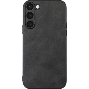 For Samsung Galaxy S23 Için Plus Etkiye Dayanıklı Cowhide Doku Pu Deri Kaplama Telefon Kılıfı Sabit Pc Yumuşak Tpu Kapağı (Yurt Dışından)