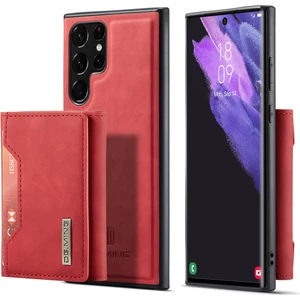 For Dg.ming M2 Serisi Samsung Galaxy S23 Ultra 5g Söndürülebilir Cüzdan Çıkarılabilir Cüzdan Kılıfı Kickstand ile Anti-Drop Şok Geçirmez Kapak (Yurt Dışından)