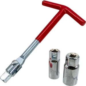 Mafsallı Lastikli Buji Lokma Anahtarı 16/21 mm 3 Parça