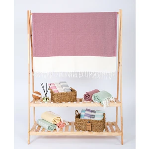 Balıksırtı Desenli %100 Pamuk Plaj, Hamam Peştamal, Banyo, Misafir, Havuz, Spa Havlusu 90X190 cm