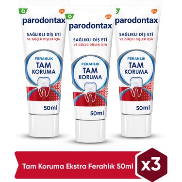 Parodontax Tam Koruma Ekstra Ferahlık 50ML x 3