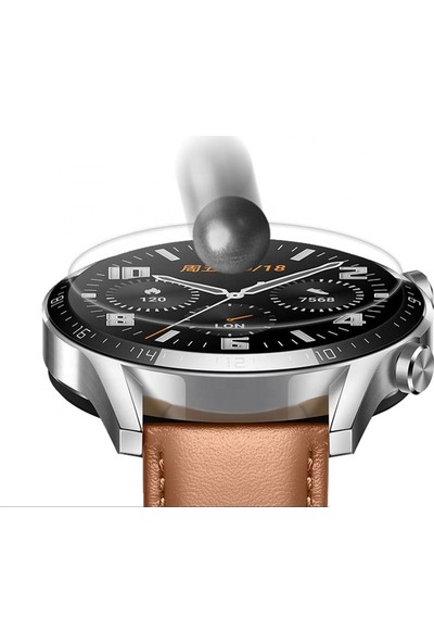 Arazon Huawei Watch Gt3 42 mm Uyumlu Esnek Nano Ekran Koruyucu (2 Adet)