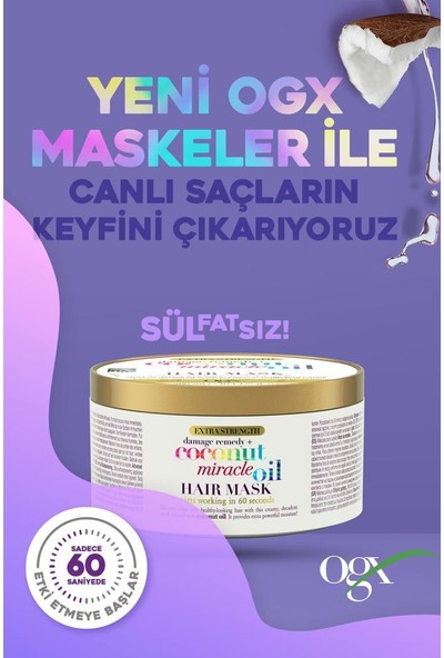 Ogx Coconut Miracle Oil Maske 300 ml