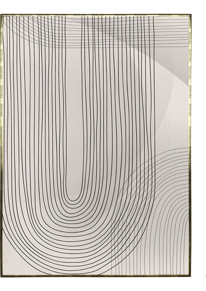 Çizgiler Açık Renkler Modern Dekoratif Poster P-003034