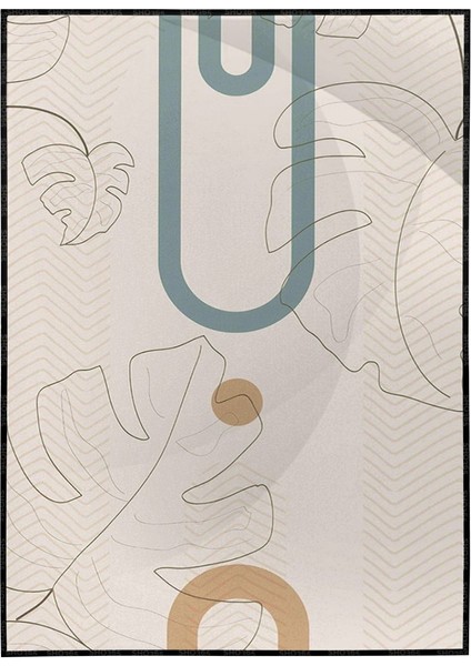 Şekiller Karışık Renkler Modern Poster P-004323