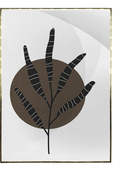 Doğa Bitki Modern Illüstrasyon Poster P-002564