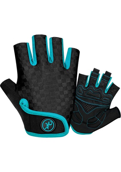 Açık Hava Fitness Eldivenleri Blue-M (Yurt Dışından)