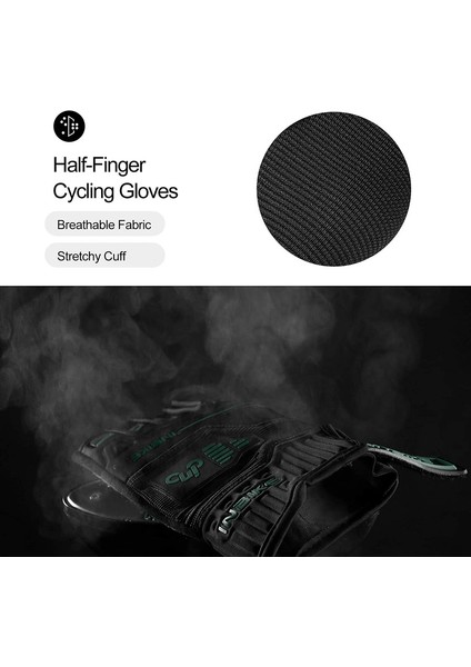 Yarım Parmak Bisiklet Eldivenleri Green-S (Yurt Dışından) modelleri