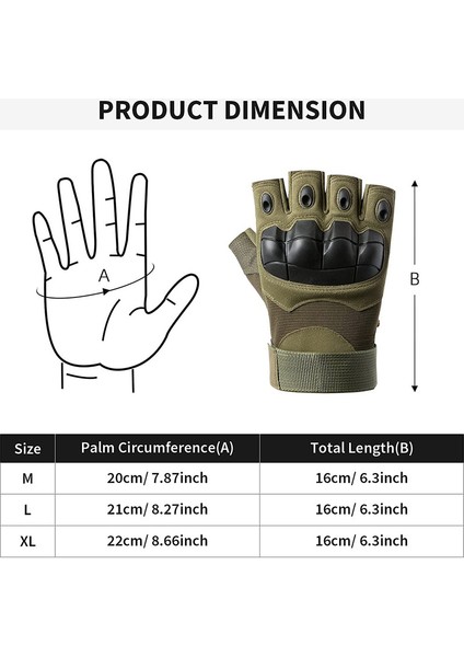 Savaş Eğitimi Eldivenleri Green-M (Yurt Dışından)