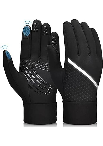 Dokunmatik Ekranlı Koşu Eldivenleri (L) (Yurt Dışından)