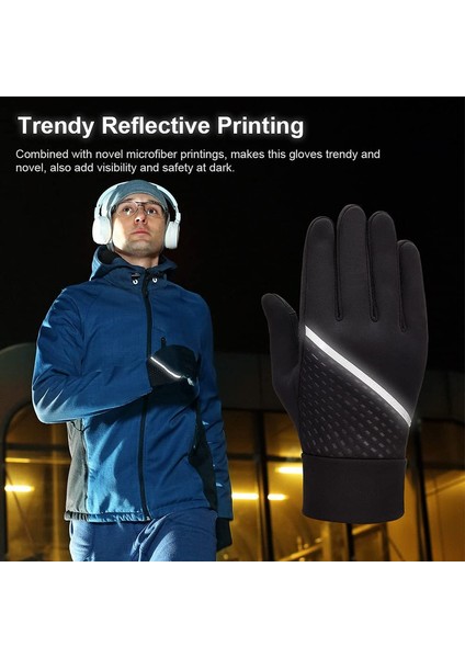 Dokunmatik Ekranlı Koşu Eldivenleri (L) (Yurt Dışından) indirimleri