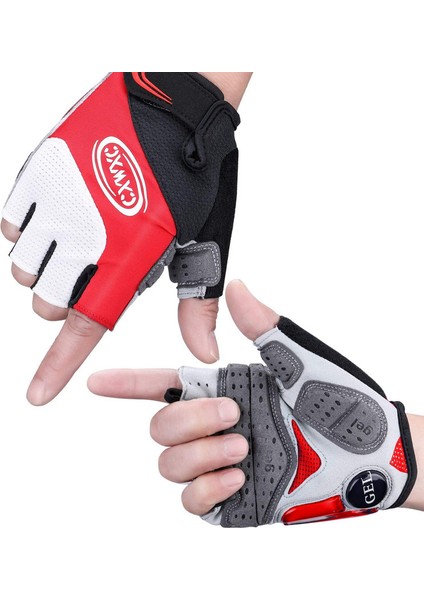 Dağ Bisikleti Eldiven Kırmızı-M (Yurt Dışından)