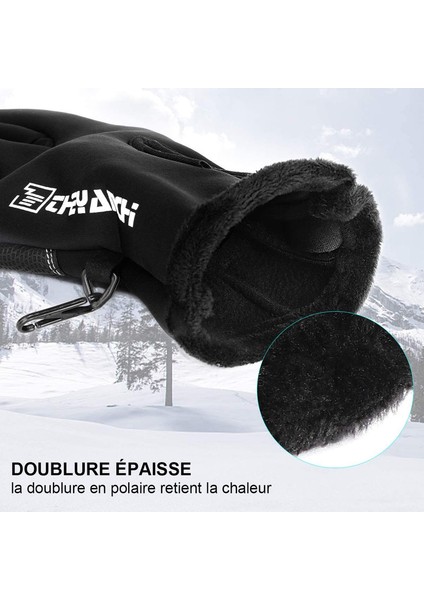 Fermuarlı Kış Eldivenleri Siyah-M (Yurt Dışından) modelleri