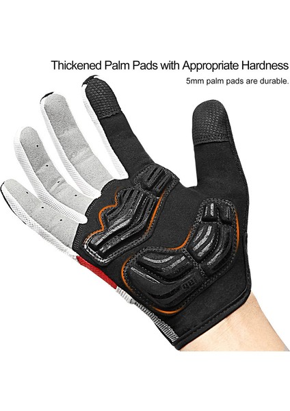 Dokunmatik Ekranlı Bisiklet Eldivenleri Red-L (Yurt Dışından) modelleri