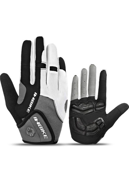 Dokunmatik Ekranlı Bisiklet Eldivenleri Grey-Xl (Yurt Dışından)