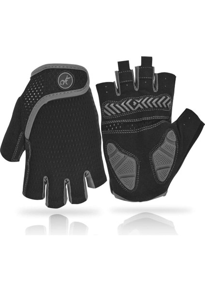 Silikon Bisiklet Eldivenleri Gray-M (Yurt Dışından)