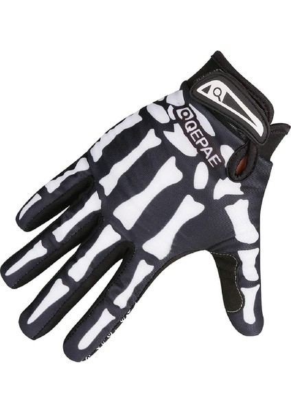 Skeleton Tüm Parmak Eldivenleri Black-Xl (Yurt Dışından)